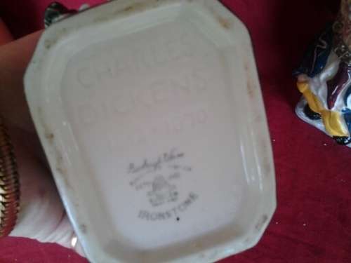 two porcelain vintage Burleigh wear character mugs