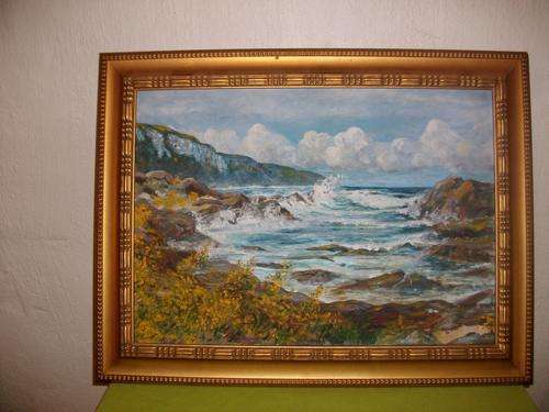 Beautifully framed oil painting by, j. summerfield