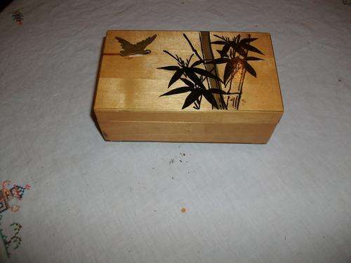 wooden musical box, lovely