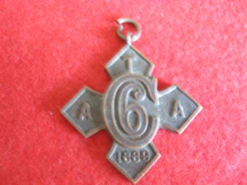 Army Temperance Association 6 months Crookshank Cross