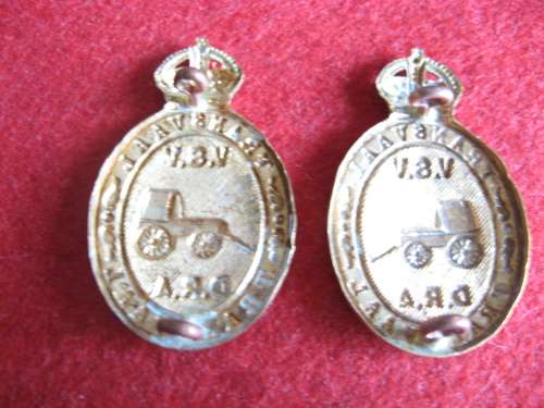 Orange Free State DRA collars pair