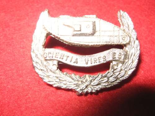 School of Armour beret badge