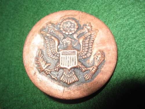 US Air Force copper belt buckle