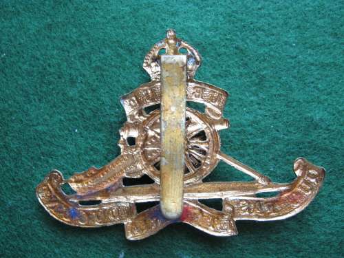 Royal Artillery GM, turning wheel, KC cap badge