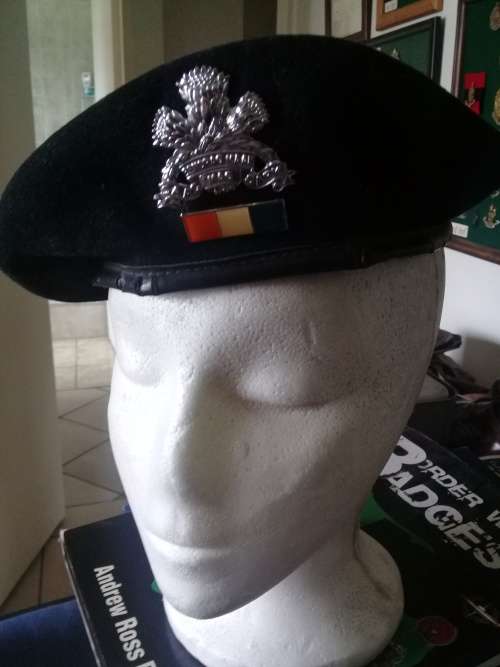 SA Armoured Corps beret with balkie