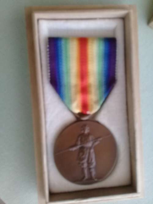 Japanese WWI inter Allied Victory medal in original box