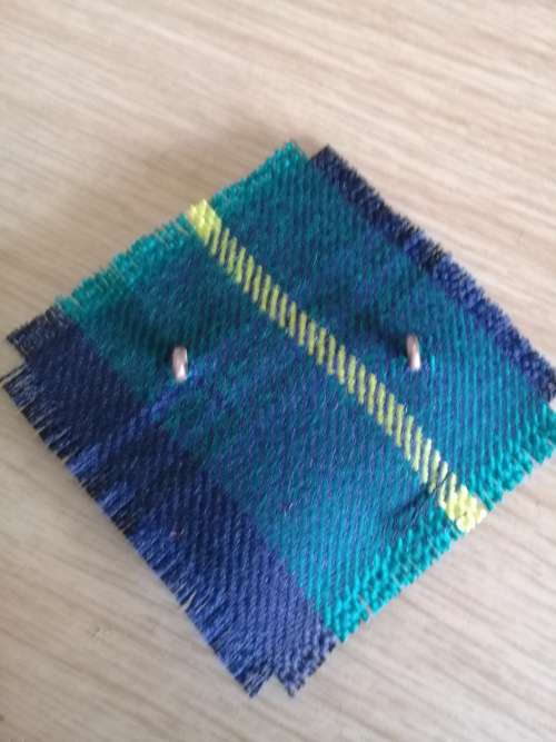 Cape Town Highlanders BiM (WM) Glengarry badge with Tartan backing