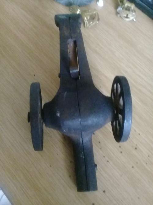 Antique toy cap firing cannon