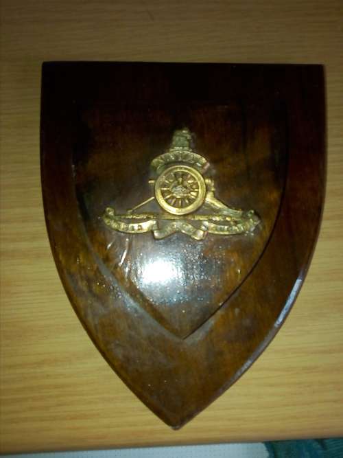 Natal Field Artillery plaque