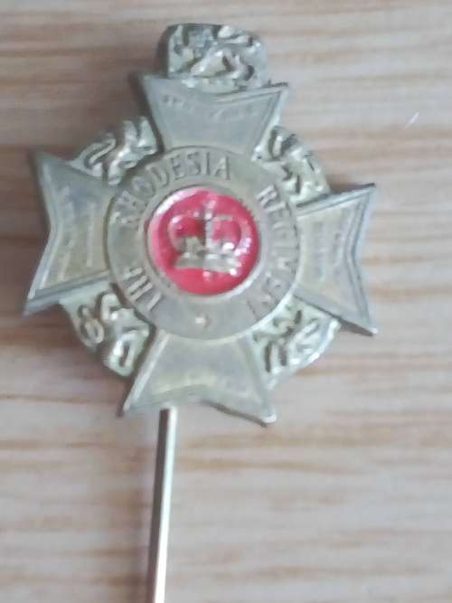 Rhodesia Regiment pin badge