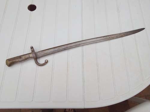Chassepot Yataghan Model 1866 Sword Bayonet