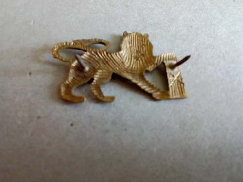 SA Navy Chief Petty Officer brass Right Hand Rank Insignia