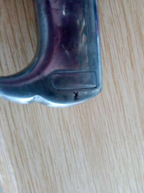 Imperial German KS98 chromed sawback dress bayonet by Erfurt