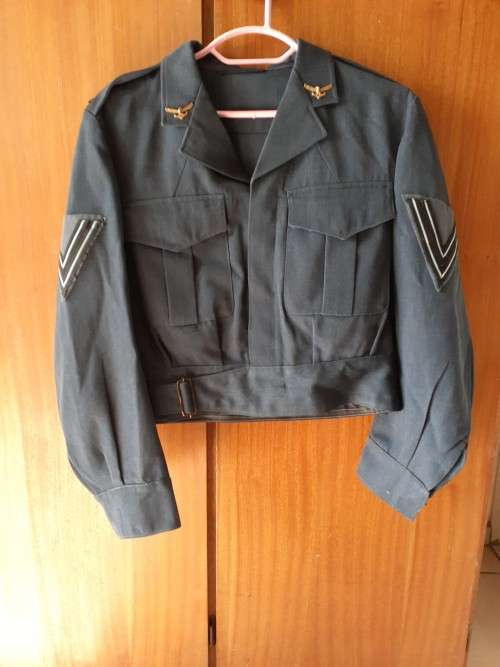 SA Air Force blue Bunny jacket with Corporal stripes