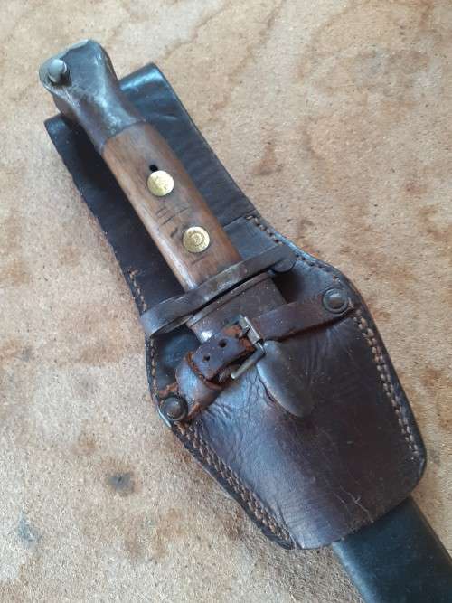 Pattern 1888 Lee Metford Bayonet, date stamped 1897 Mk I, Type 2, Boer war