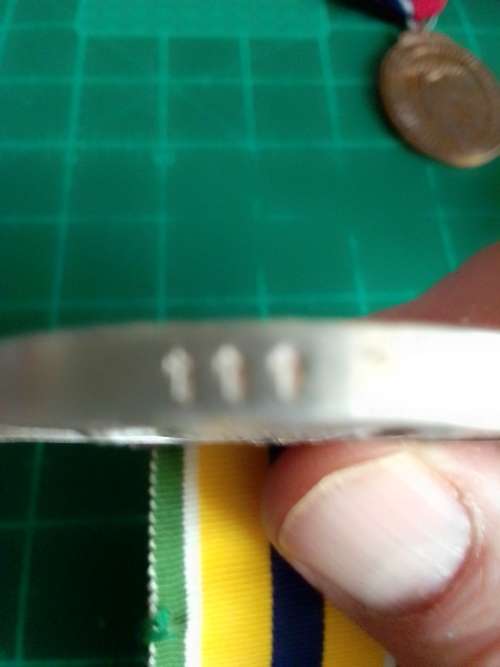 De Wet Silver medal with bar, numbered 111, Full size