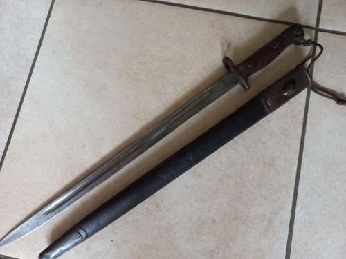1907 Lee Enfield Sword Bayonet for .303 SMLE made by Enfield