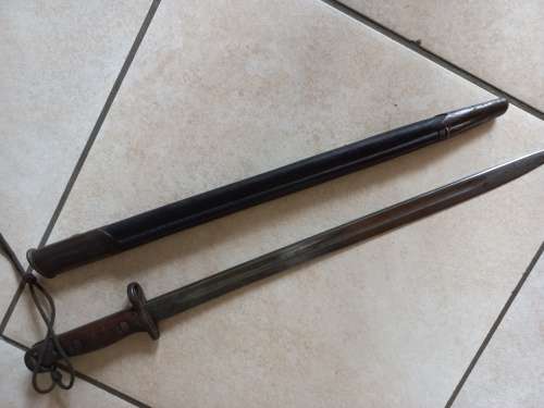 1907 Lee Enfield Sword Bayonet for .303 SMLE made by Enfield