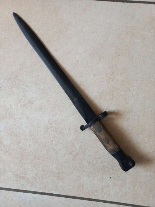 British Pattern 1888 LE Bayonet - Issued March 1899 - Union DF markings also