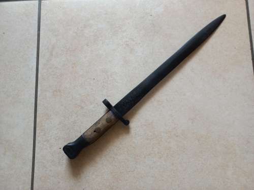 British Pattern 1888 LE Bayonet - Issued March 1899 - Union DF markings also