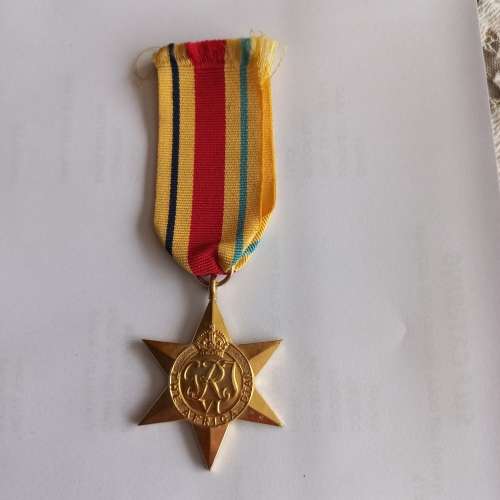 WWII Africa Star medal to 188643 GL Essefrau