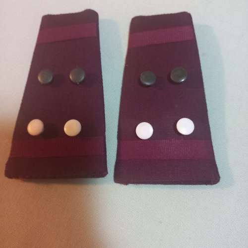 SADF SA Medical Corps 1st Lieutenant shoulder board pair