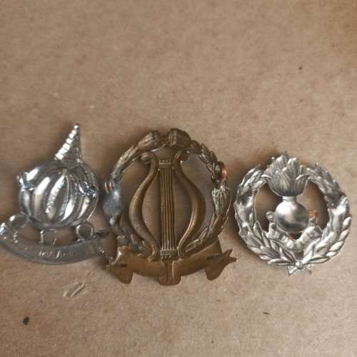SADF 3 beret badges, Finance, Genie, PF Musician