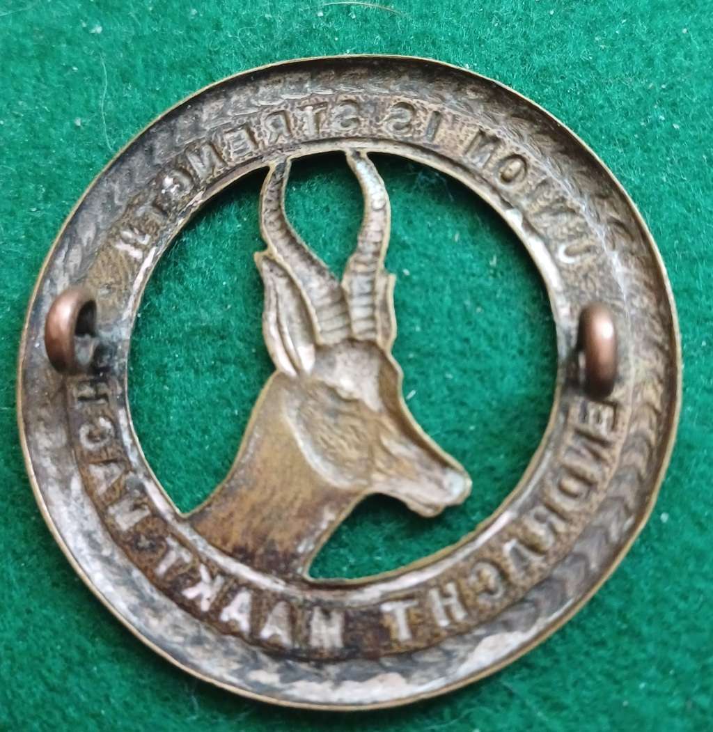 SA Brigade WWI, SA Infantry brass cap badge.