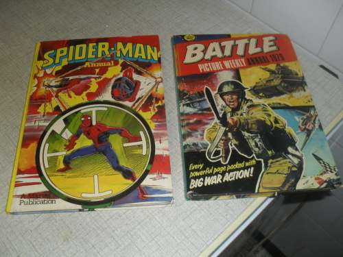 BATTLE -picture weekly annual 1979 - A Fleetway Annual - SPIDER-MAN  Annual - A Marvel Publ. 1984