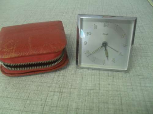 (FEB) A WIND UP KIENZLE GERMAN TRAVEL ALARM CLOCK -clock working -alarm not working