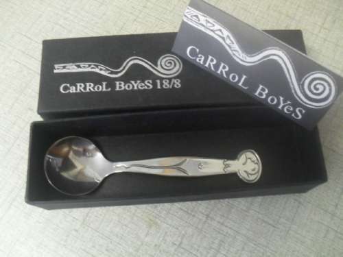(dc5)  A CARROL BOYES 18/8 SUGAR LADLE IN ORIGINAL BOX