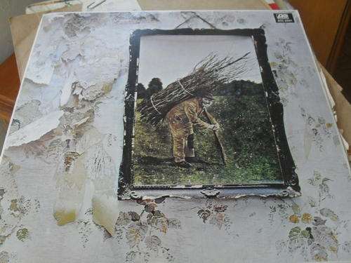 an ATLANTIC LED ZEPPELIN IV  ATC 9881  LONG PLAYING VINYL RECORD