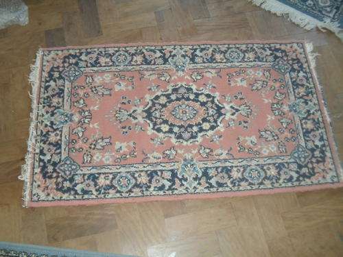 (A32) a VINTAGE PERSIAN RUG - 111 x 87cm