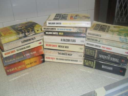 (fb) WOW!!  17x  WILBUR SMITH PAPER BACKS -no duplicates