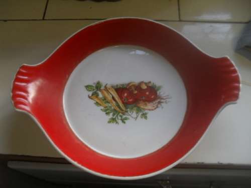 (JY)  A VINTAGE VERITABLE POECY FRENCH AU GRATIN DISH - 25.5 X 20cm