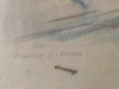 (ja) a MORNAY GIRARD -looks like an original waterpainting SIGNED BY HIM - PARIS - 34 x 47cm