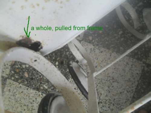 (dr) GORGEOUS ANTIQUE WELL PLAYED WITH METAL CHILDS DOLL PRAM