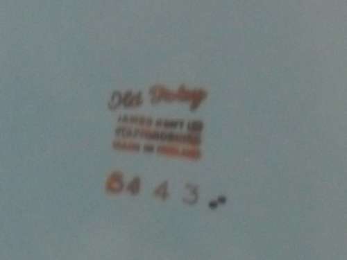 VINTAGE OLD FOLEY JAMES KENT STAFFORDSHIRE TWO TIER CAKE STAND 5443. -large plate 28cm wide