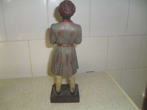 a TABLE TOP MINATURE DUMB WAITER - 25cm high base 7x7 cm