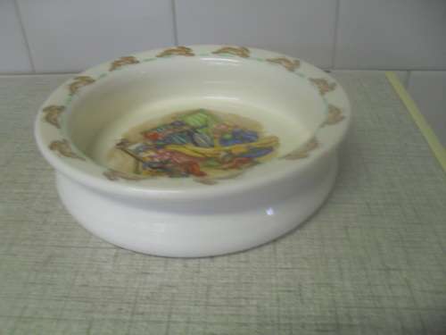 *# VINTAGE ROYAL DOULTON BUNNYKIN BABY PORRIDGE BOWL - 15cm x 4.5cm