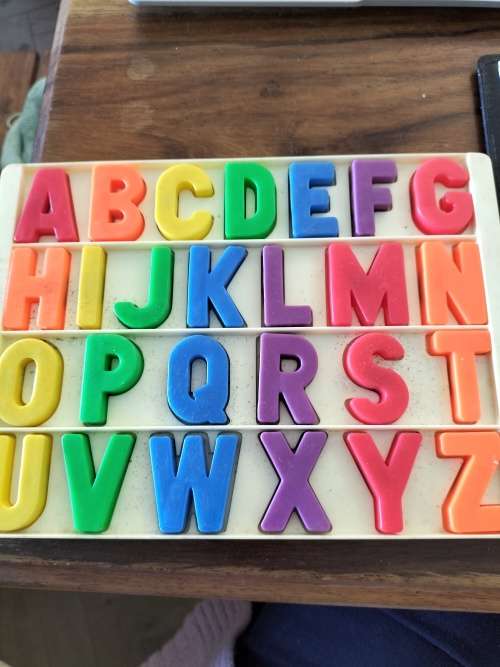 A VINTAGE COMPLETE FISHER PRICE SCHOOL DAYS DESK