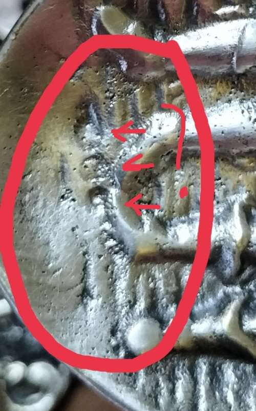 *. VINTAGE SILVER??? DUTCH SERVING UTENSILS -no clear markings-22cm