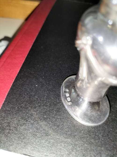 A VICTORIAN BIRMINGHAM SILVER PEPPERETTE.  21gms