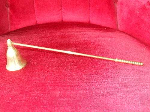 A Brass Candle Snuffer