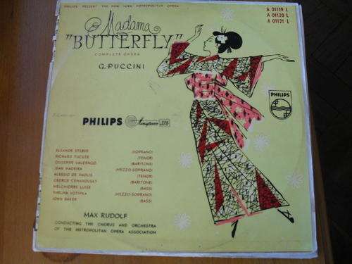 MADAMA BUTTERFLY   Complete Opera G.Puccini - Philips Minigroove 33 1/3