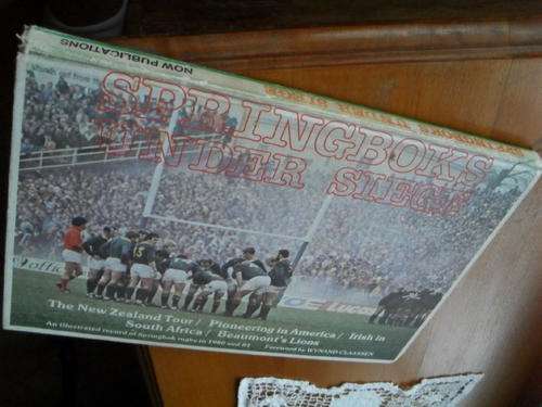 SPRINGBOKS UNDER SIEGE -illustrated record of Springbok rugby in 1980/81