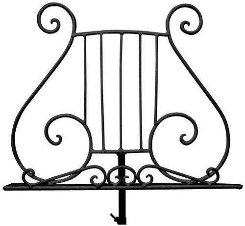 Orchestral/Sheet Music Stand, Wrought Iron