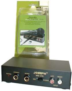 Pre-Amplifier for Phono & Mic