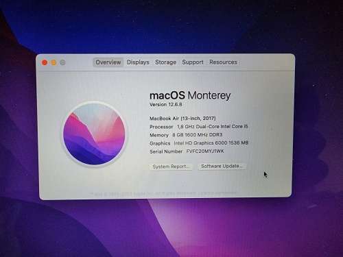 ****Apple MacBook Air `Core i5` 1.8 13` 2017**** A1466