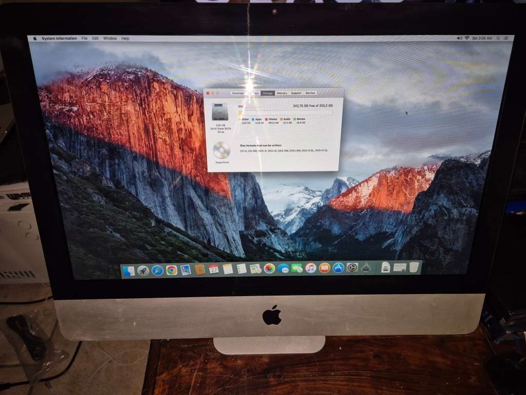 **** APPLE IMAC 21.5` 2010 i3 with SSD ***